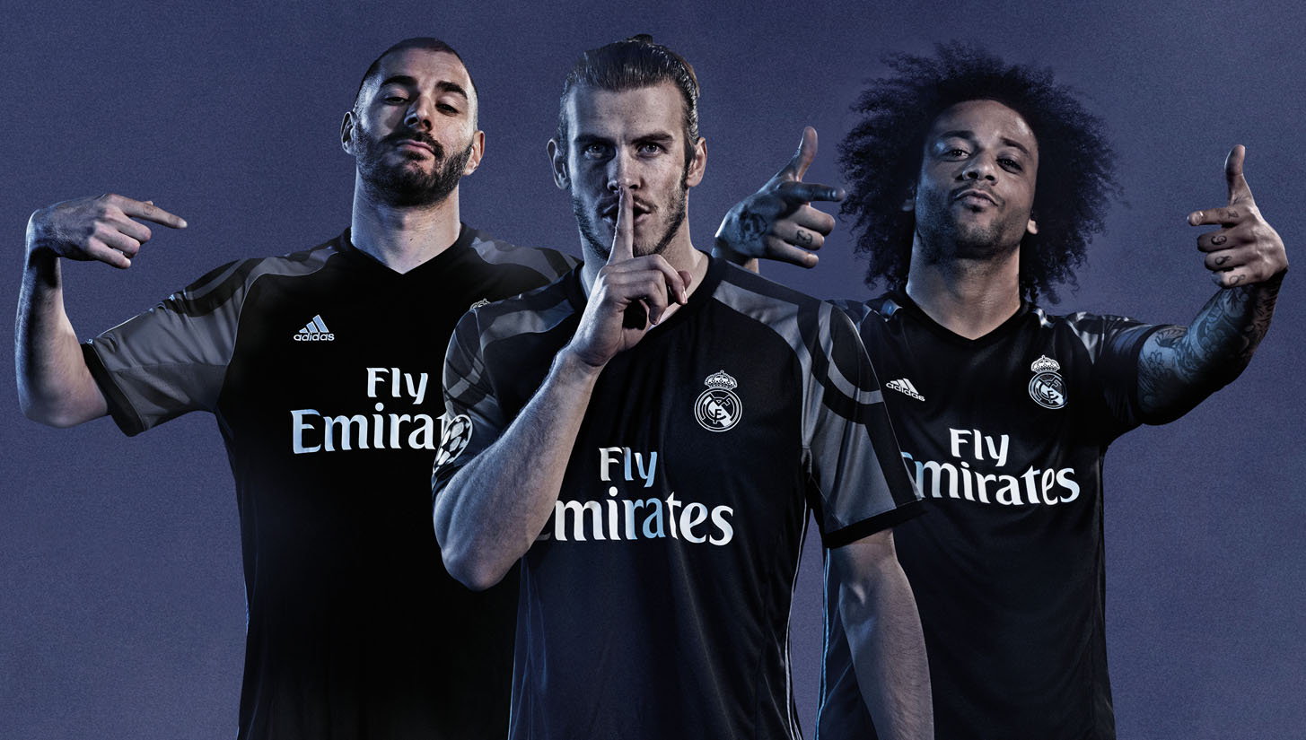 3ª Camisola Real Madrid 2016/2017 Manga comprida - Versão adepto 2