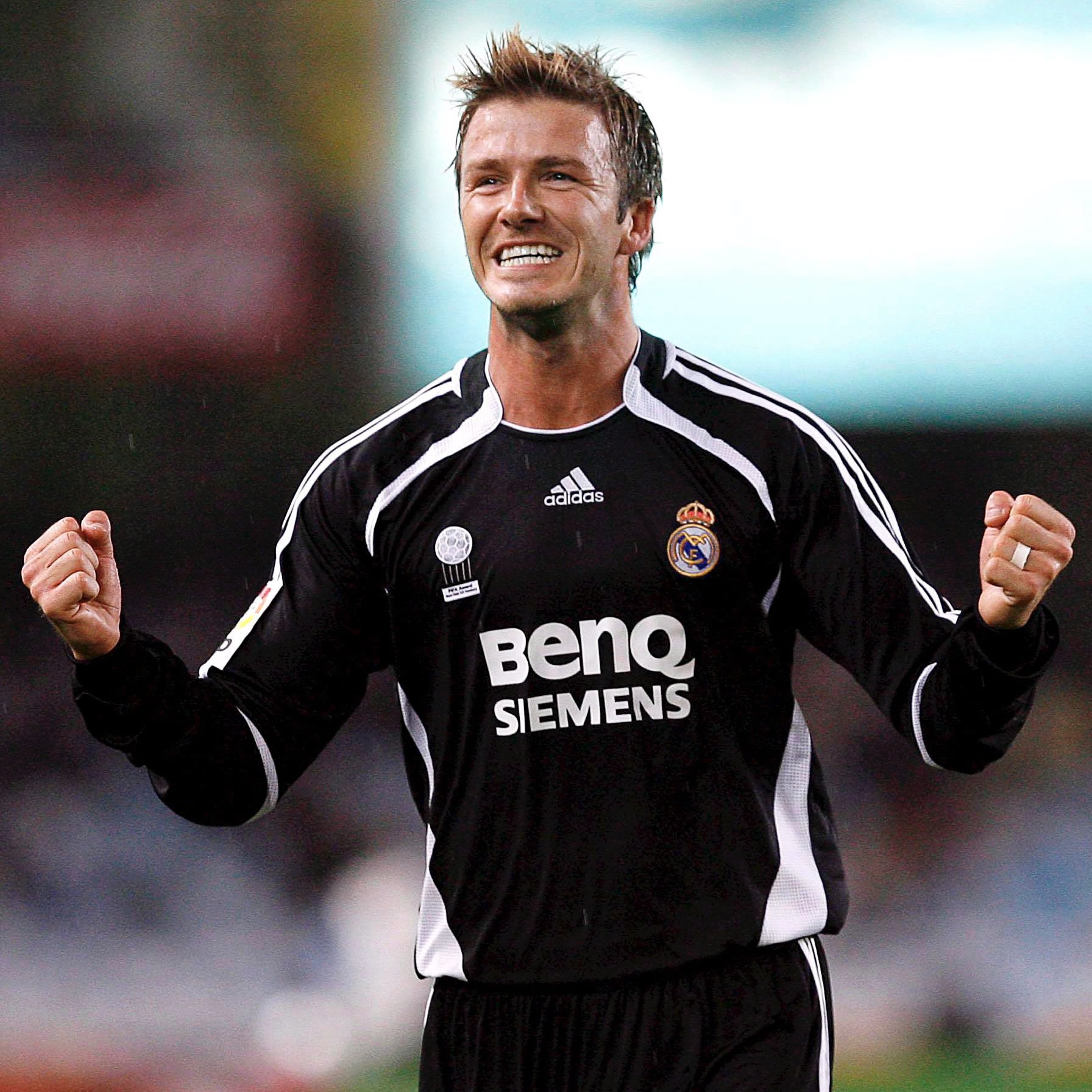 Camisola alternativa Real Madrid 20006/2007 Manga comprida - Versão adepto 2