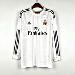 Camisola principal Real Madrid 2013/2014 - Manga comprida - Versão adepto