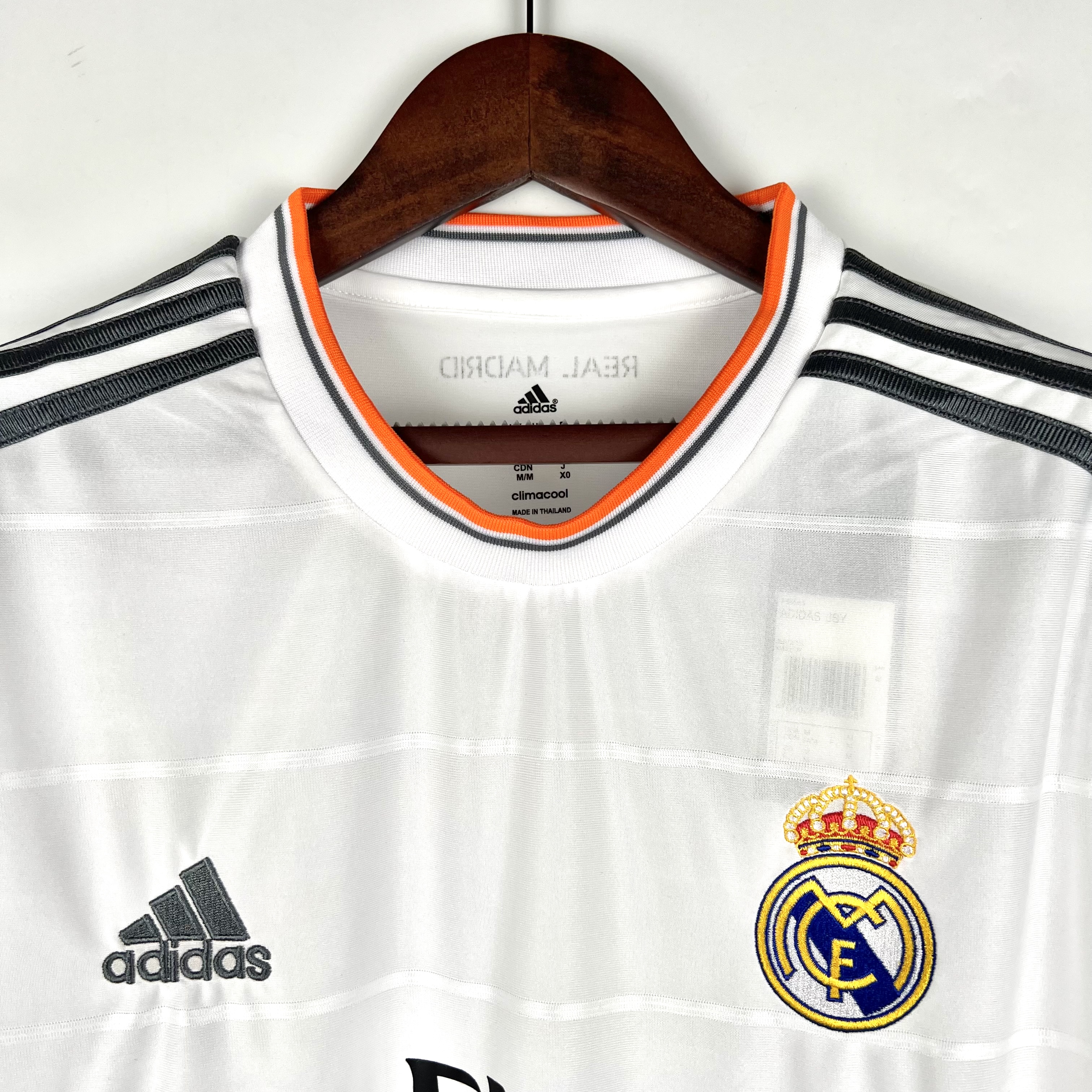 Camisola principal Real Madrid 2013/2014 - Manga comprida - Versão adepto 6