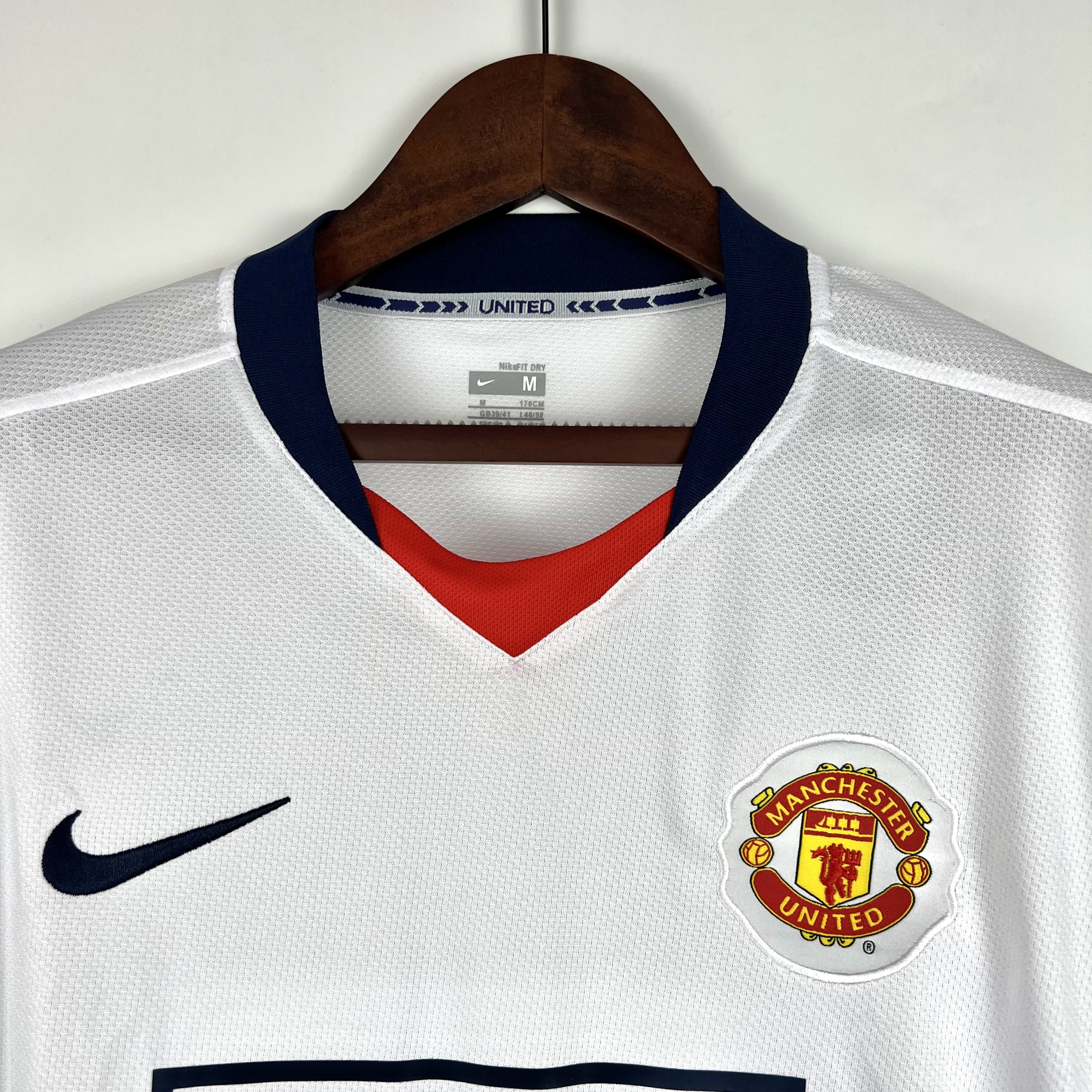 Camisola alternativa Manchester United 2008/2009 Manga comprida - Versão adepto 6
