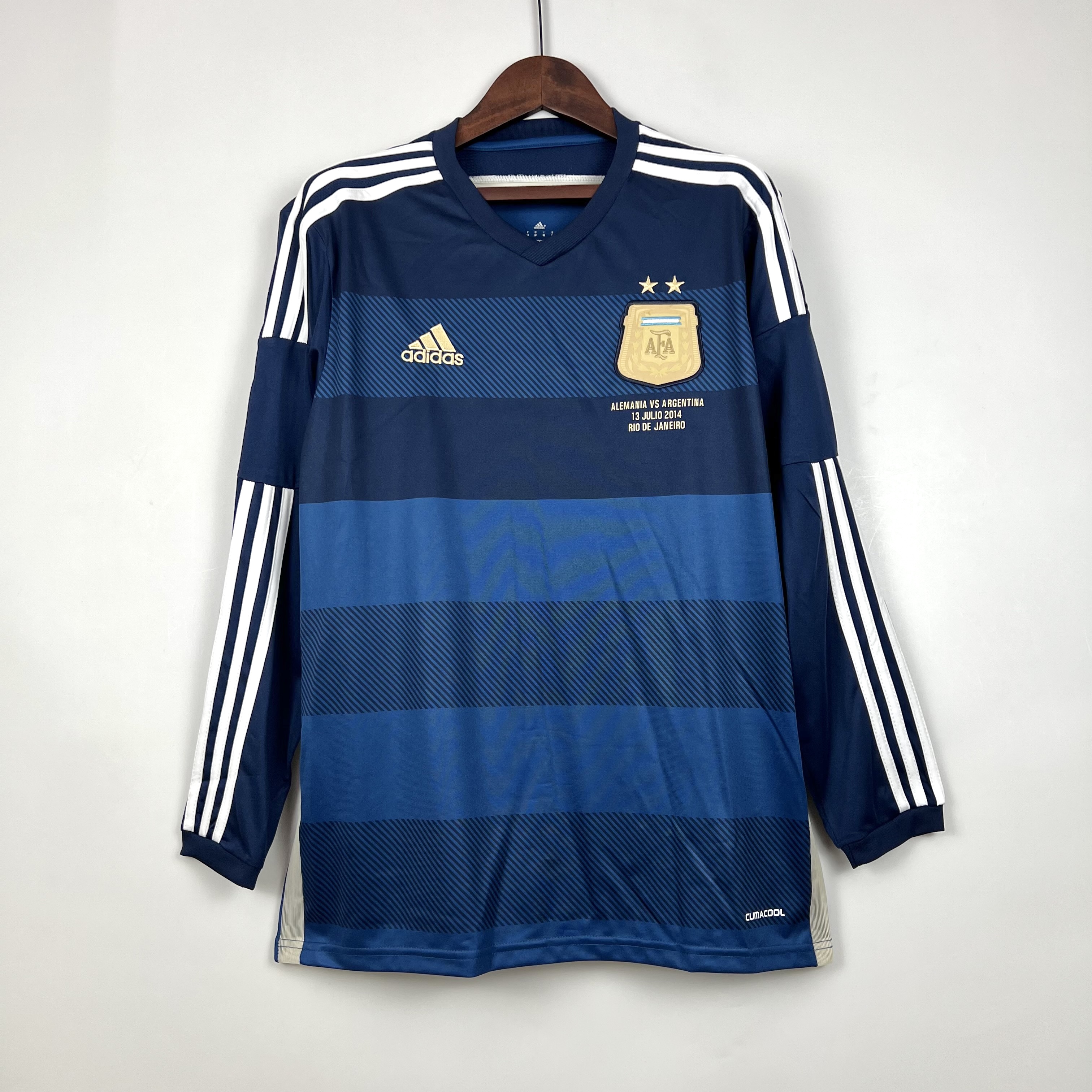 Camisola alternativa Argentina 2014 Final Campeonato do Mundo - Manga comprida  - Versão adepto 1