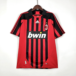 Camisola Principal Ac Milan 2007/2008 - Versão adepto