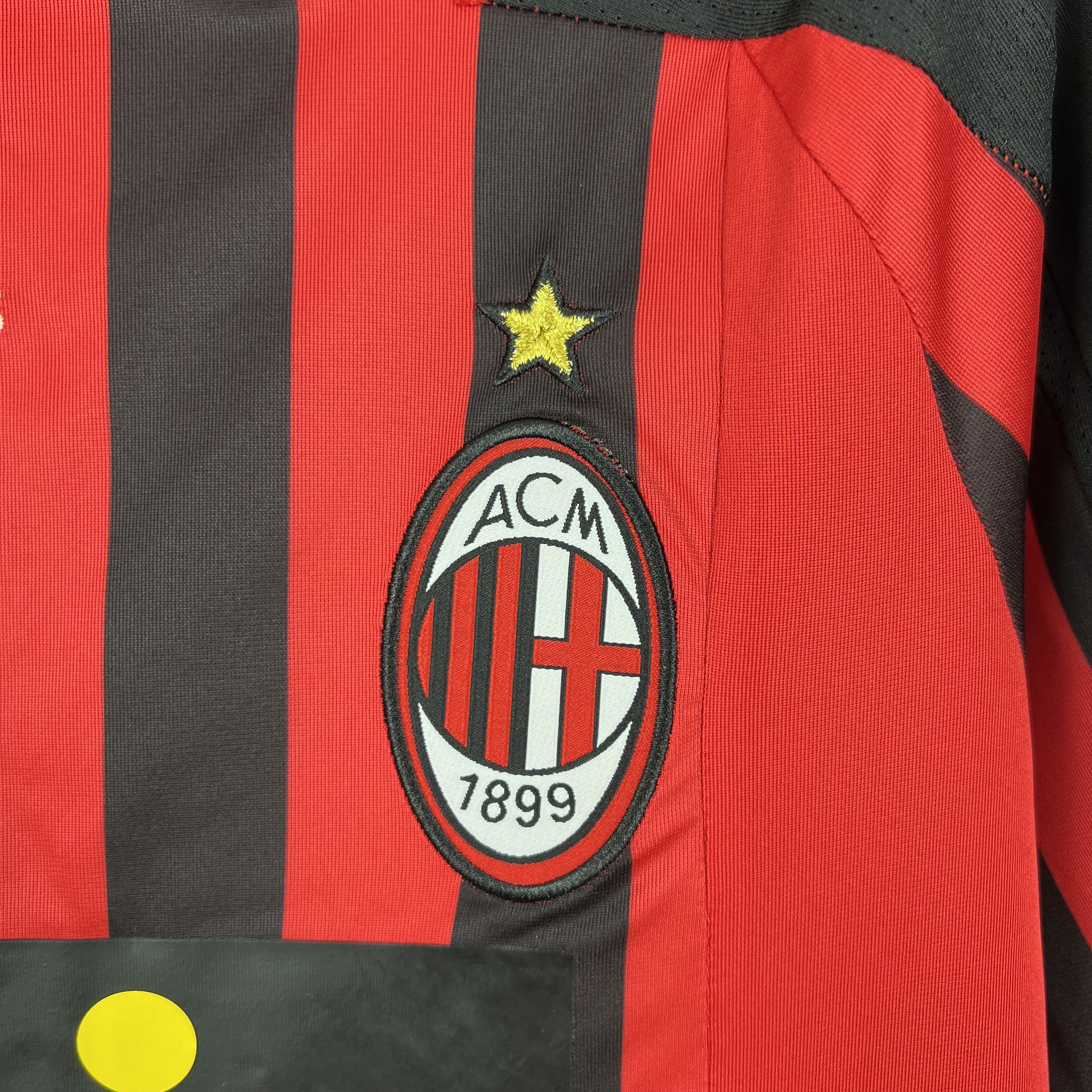 Camisola Principal Ac Milan 2007/2008 - Versão adepto 4