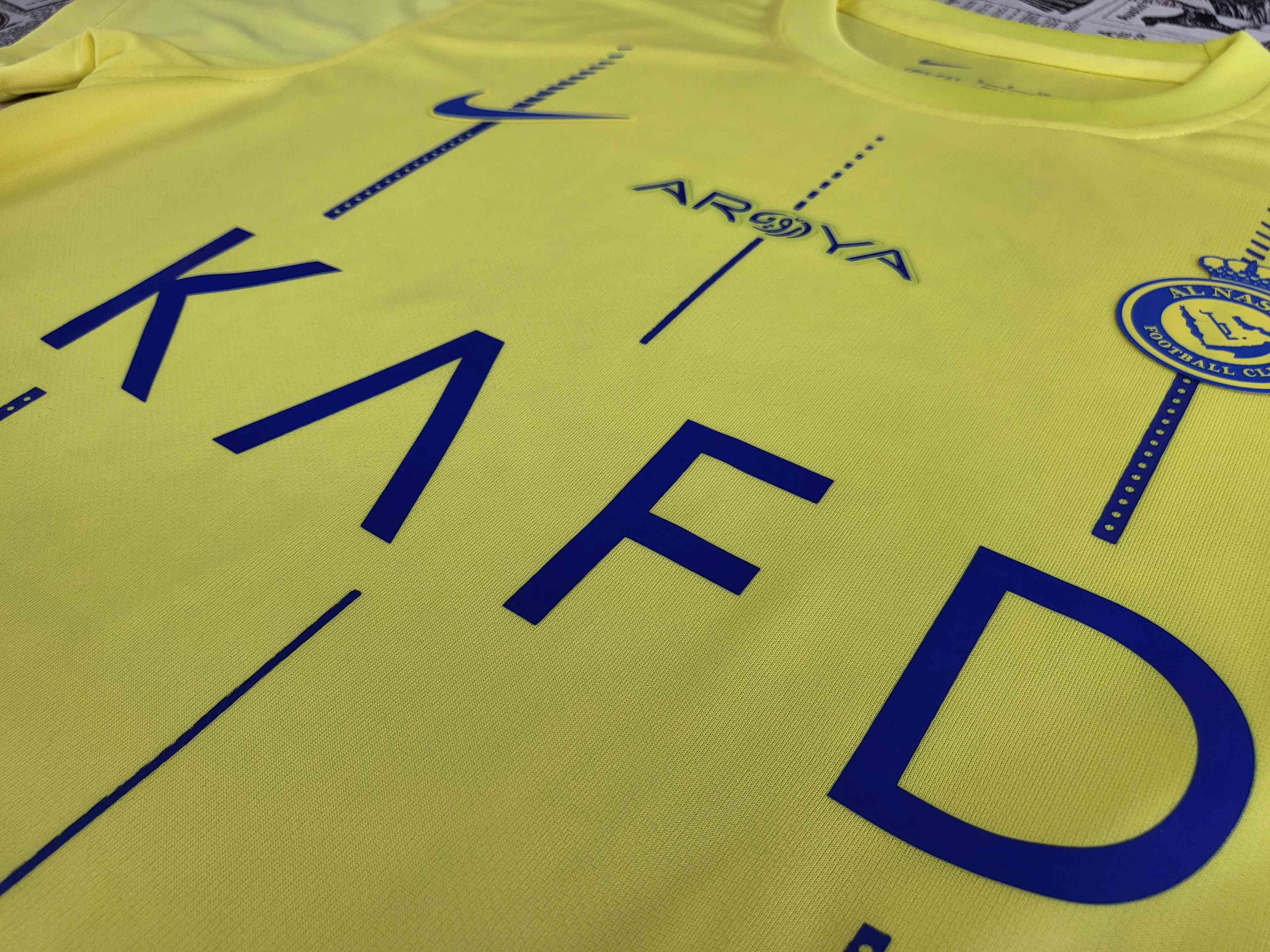 Camisola principal Al-Nassr 23/24 - Ronaldo 7 - Versão adepto 8