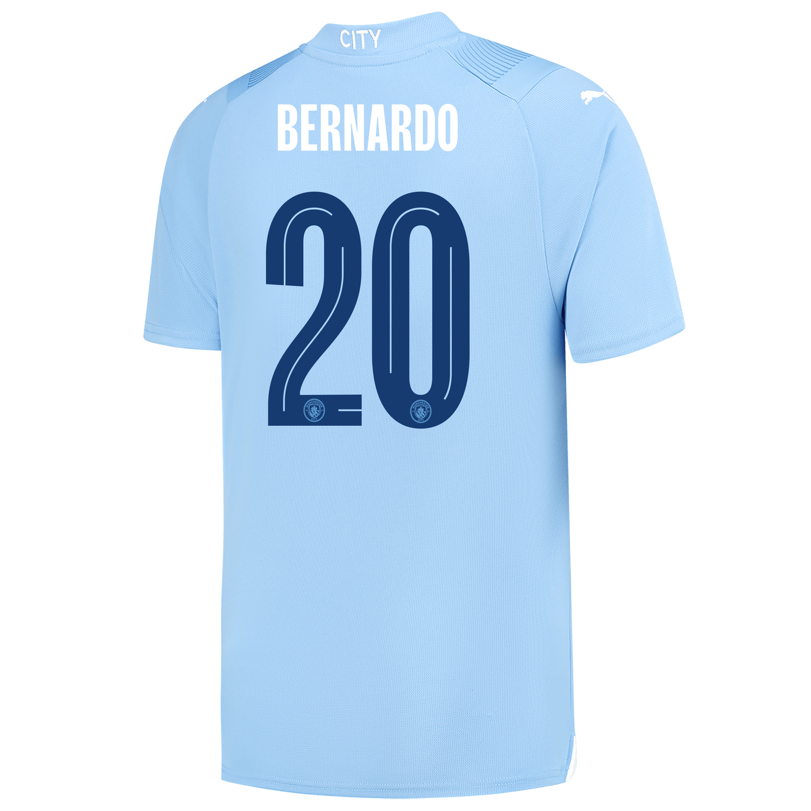 Camisola principal Man City 23/24 - Bernardo 20 - Versão adepto 3