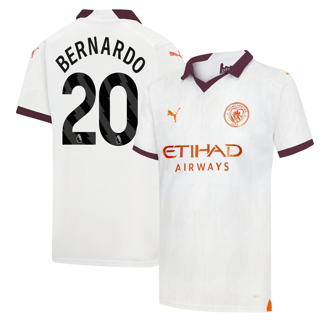 Camisola alternativa Man City 23/24 - Bernardo 20 - Versão adepto 1