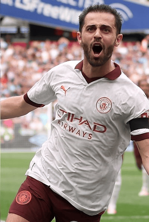 Camisola alternativa Man City 23/24 - Bernardo 20 - Versão adepto