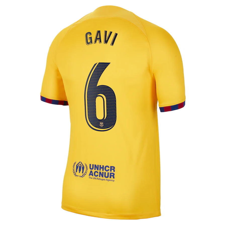 4ª Camisola Barcelona 22/23 - Gavi 6 2