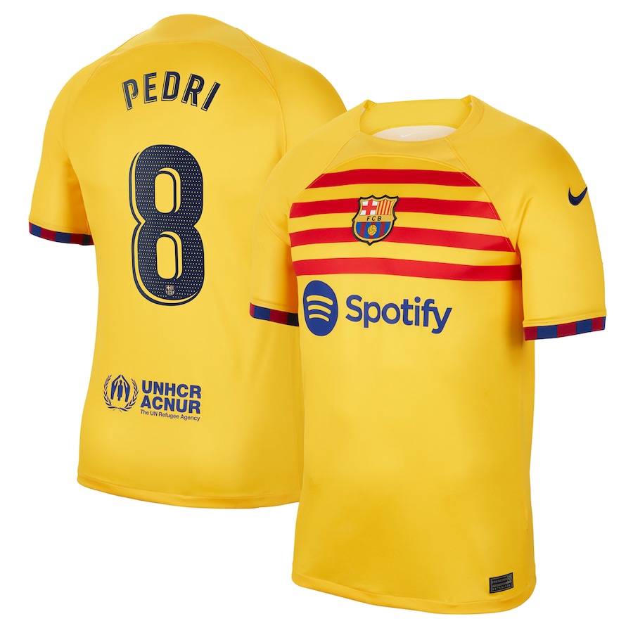 4ª Camisola Barcelona 22/23 - Pedri 8 1