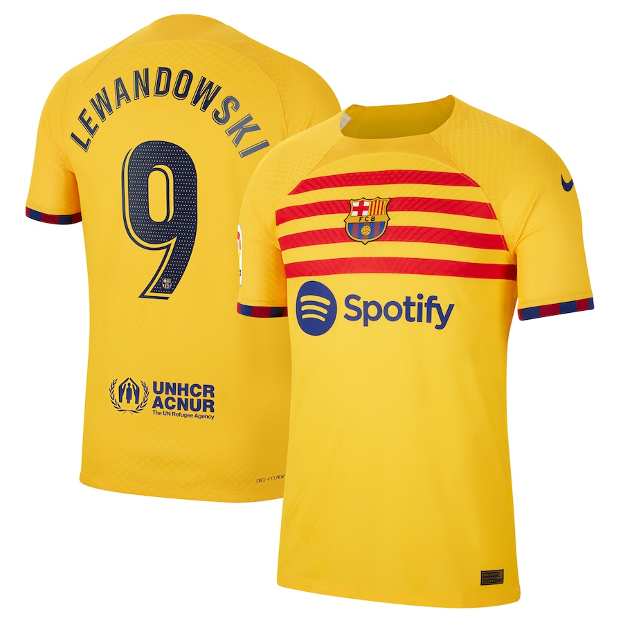 4ª Camisola Barcelona 22/23 - Lewandowski 9 4