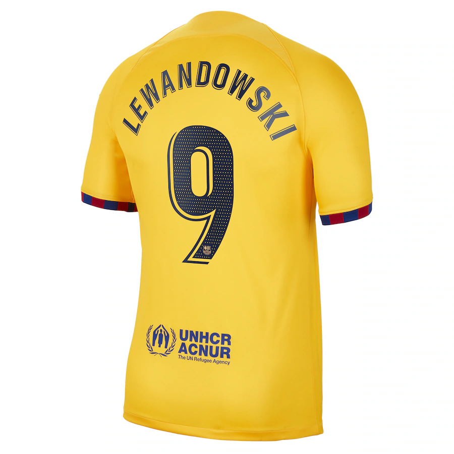 4ª Camisola Barcelona 22/23 - Lewandowski 9 2
