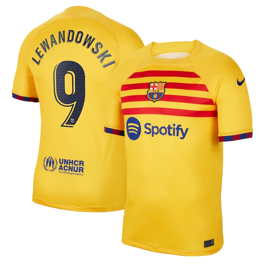 4ª Camisola Barcelona 22/23 - Lewandowski 9 1