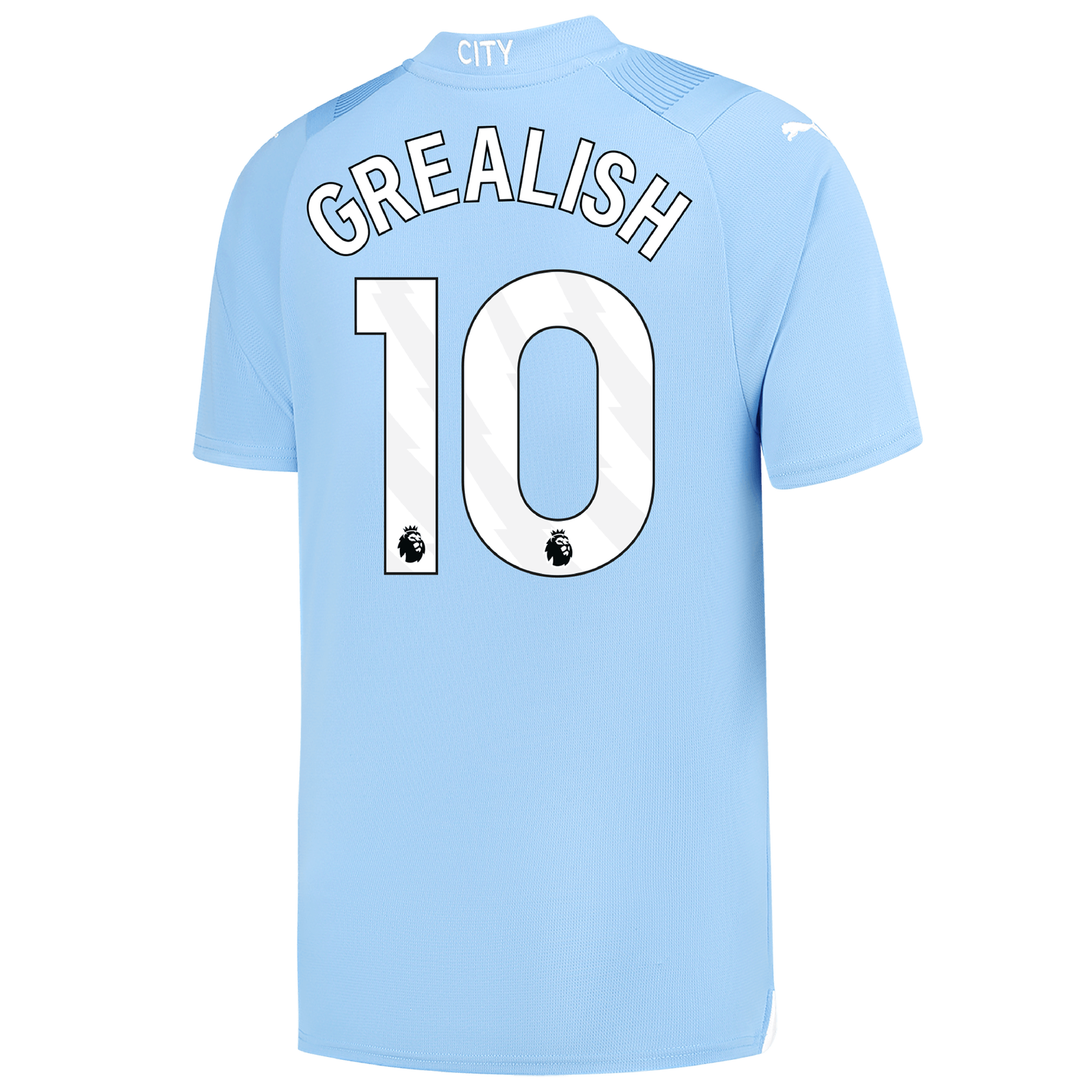 Camisola principal Man City 23/24 - Grealish 10 - Versão adepto 3