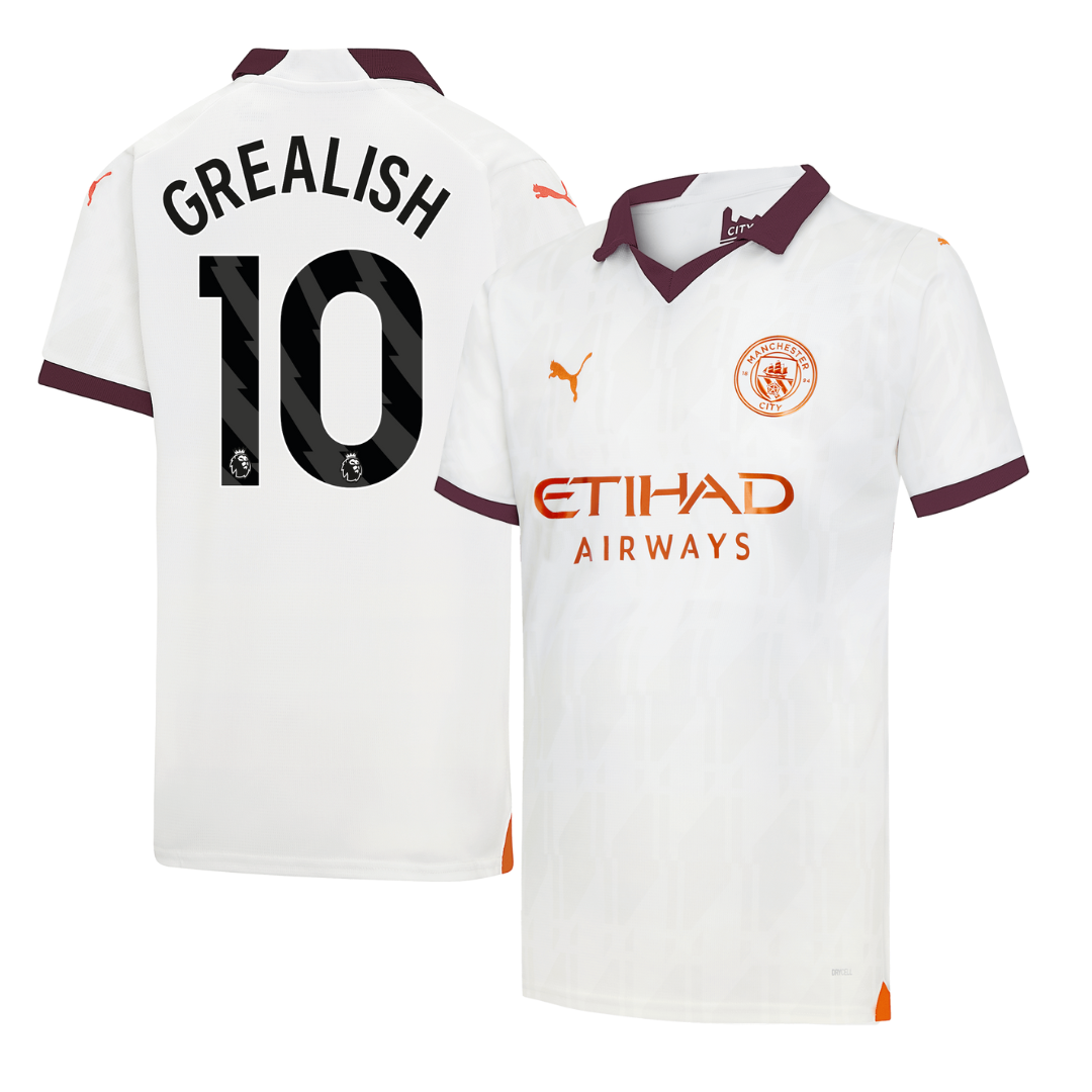 Camisola alternativa Man City 23/24 - Grealish 10 - Versão adepto 1