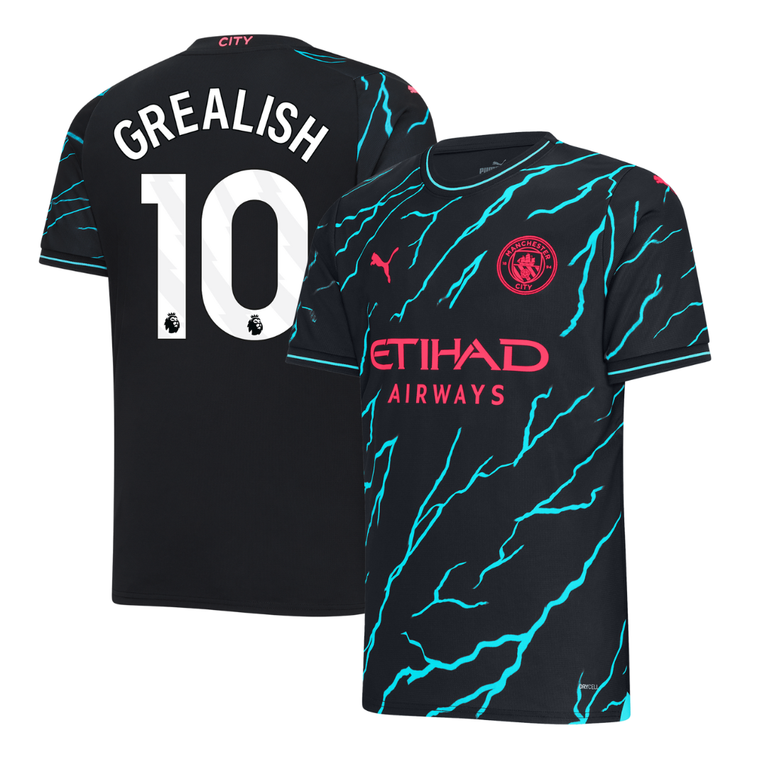 3ª Camisola Man City 23/24 - Grealish 10 - Versão adepto 1