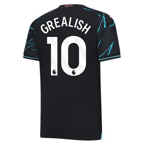 3ª Camisola Man City 23/24 - Grealish 10 - Versão adepto