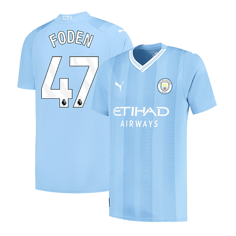 Camisola principal Man City 23/24 - Foden 47 - Versão adepto