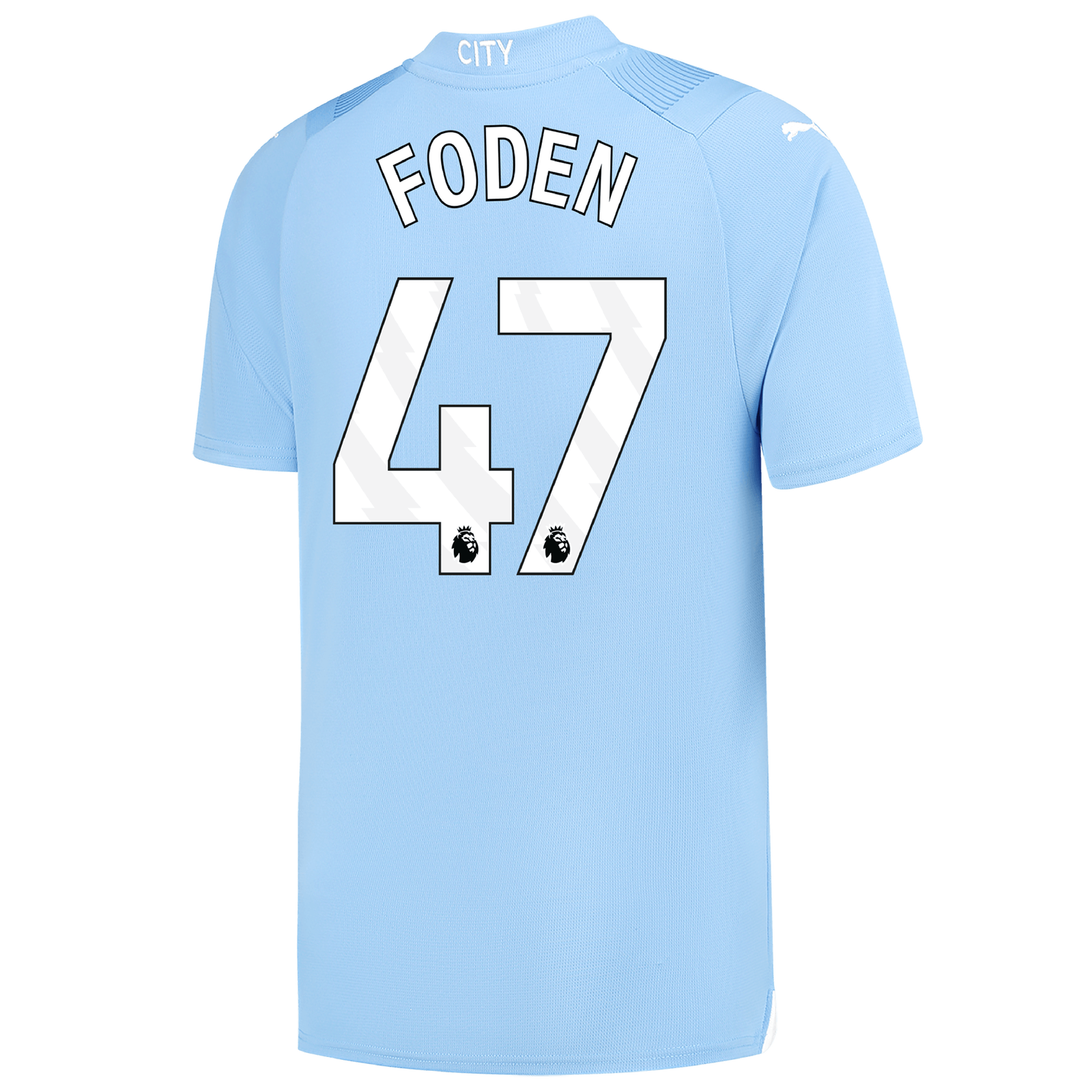 Camisola principal Man City 23/24 - Foden 47 - Versão adepto 2