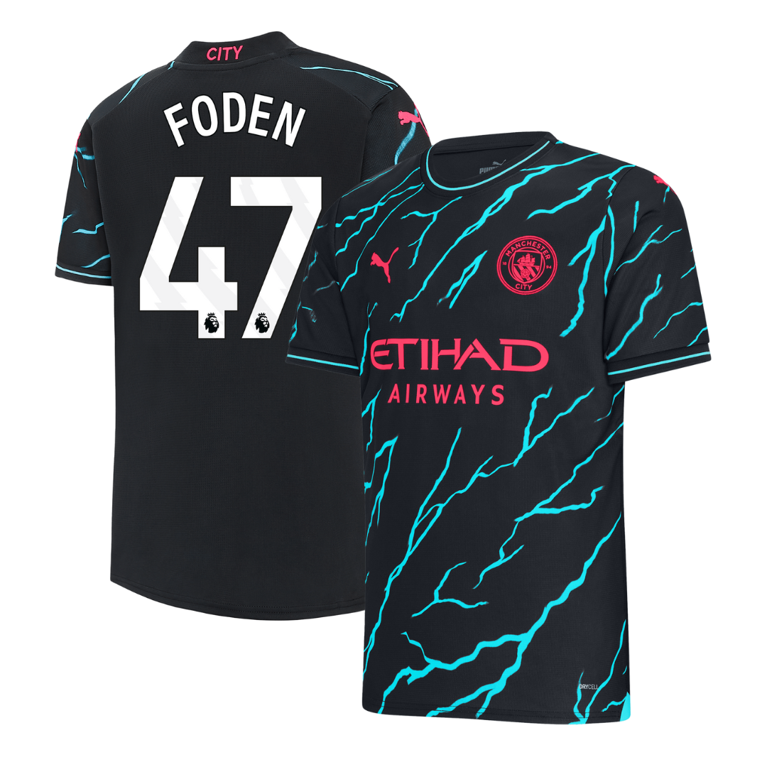 3ª Camisola Man City 23/24 - Foden 47 - Versão adepto 1