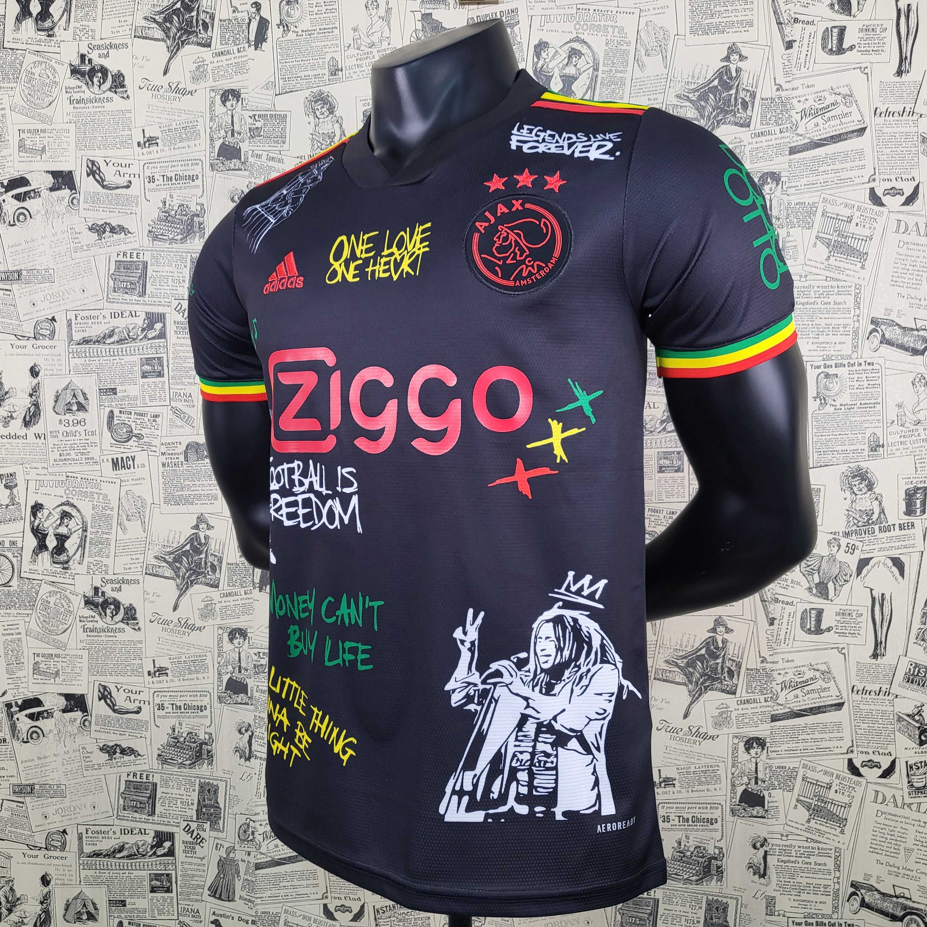 Camisola Ajax Bob Marley Edição Especial - Versão adepto 4