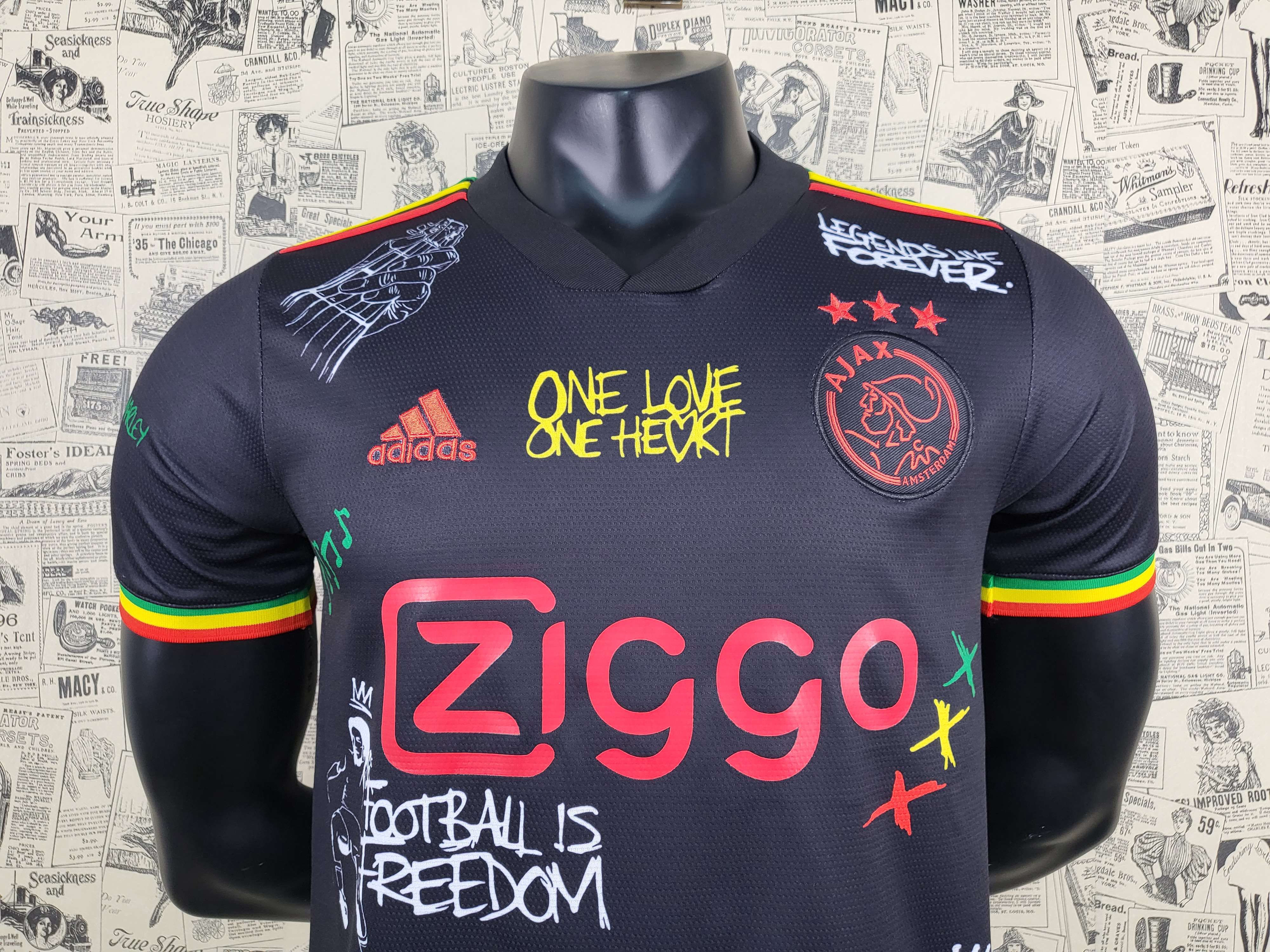 Camisola Ajax Bob Marley Edição Especial - Versão adepto 7