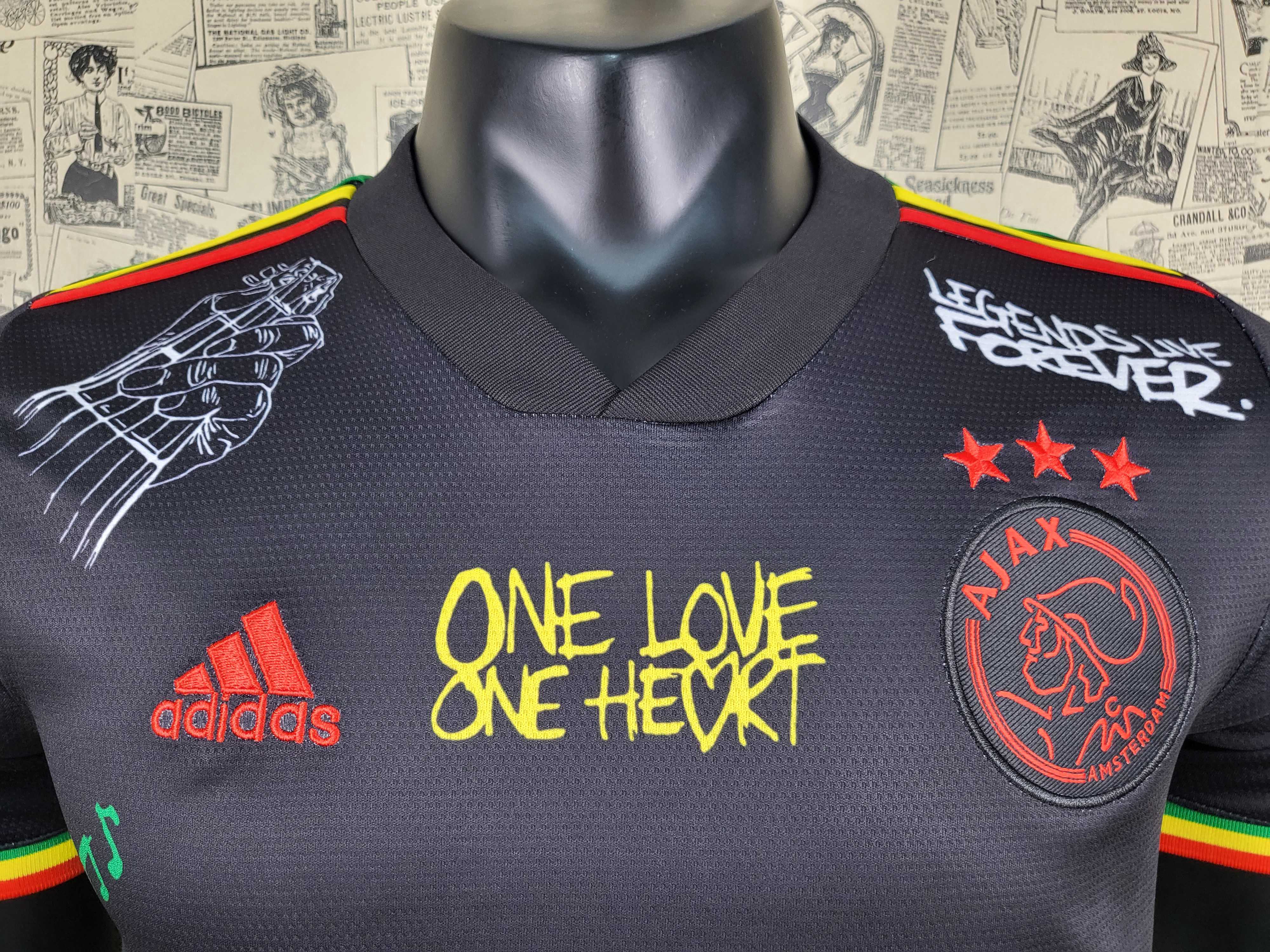 Camisola Ajax Bob Marley Edição Especial - Versão adepto 8