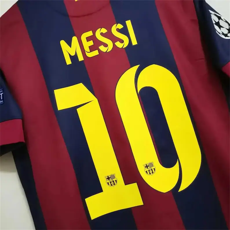 Camisola principal Barcelona 2014/2015 - Final UCL 2015 - Versão adepto 6