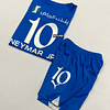 Kit Criança Neymar Jr 10 Al-Hilal Equipamento principal 23/24