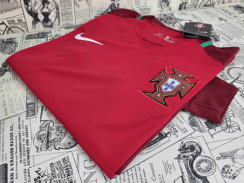 Camisola principal Portugal 2016 - Manga comprida - Versão adepto