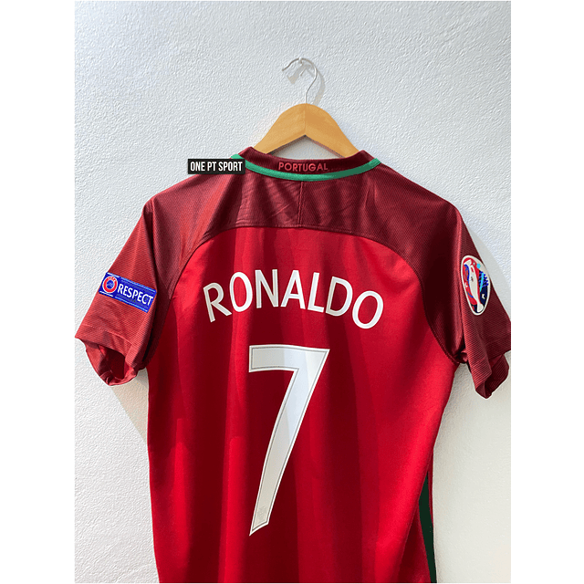 Camisola principal Portugal 2016 Final Europeu - Ronaldo 7 - Versão adepto