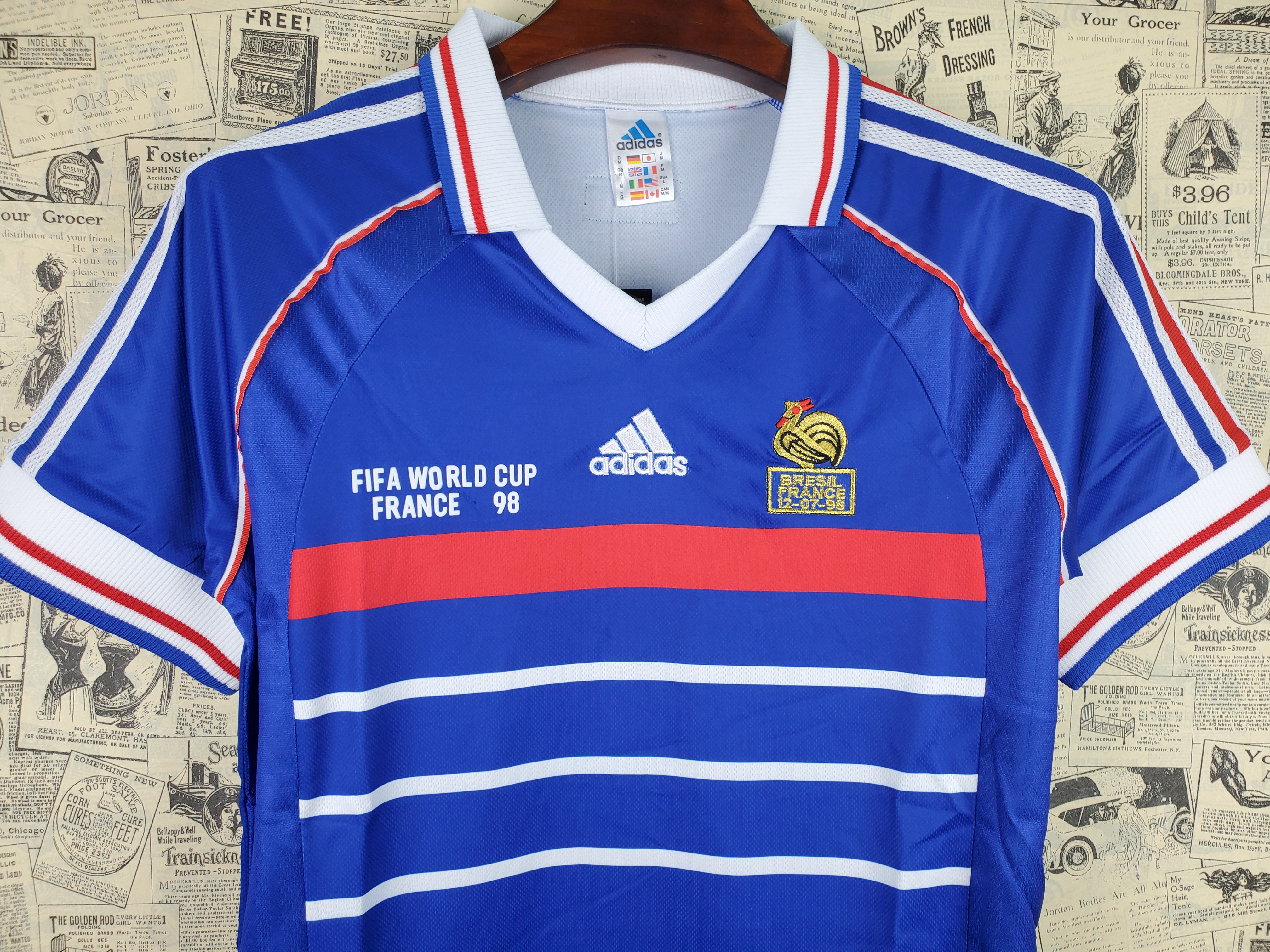 Camisola Principal França 1998 - Versão adepto 6