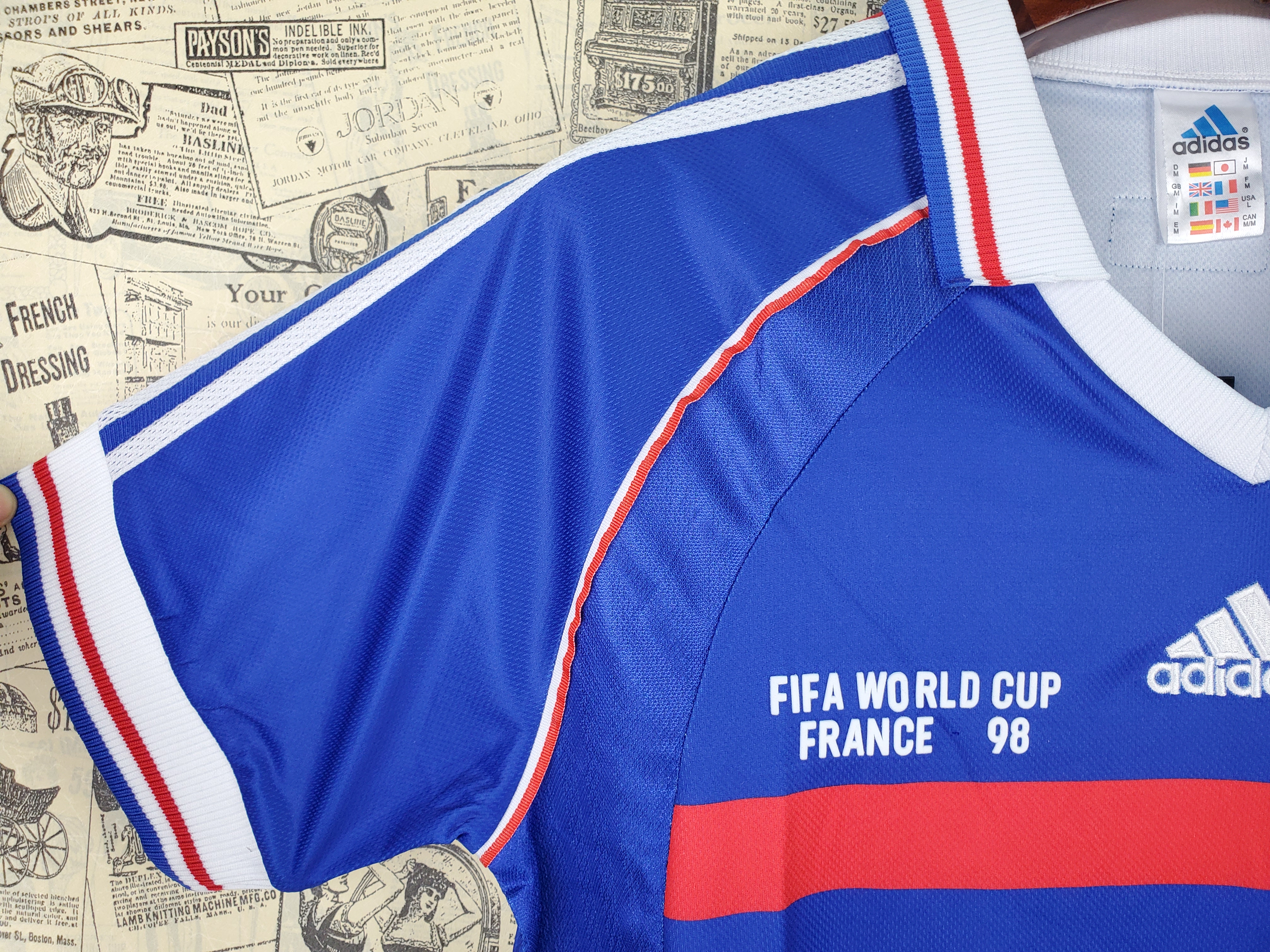 Camisola Principal França 1998 - Versão adepto 9