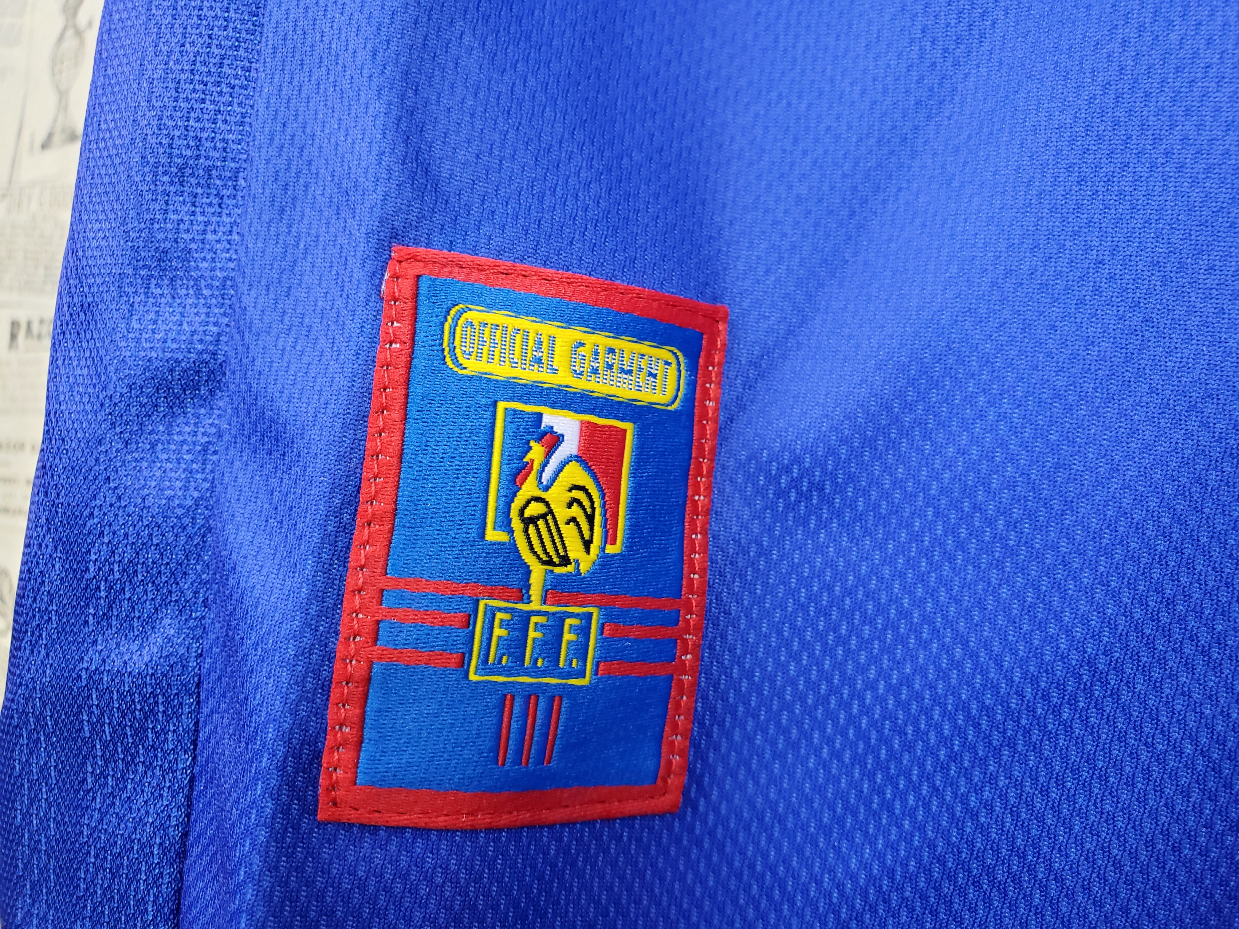 Camisola Principal França 1998 - Versão adepto 12