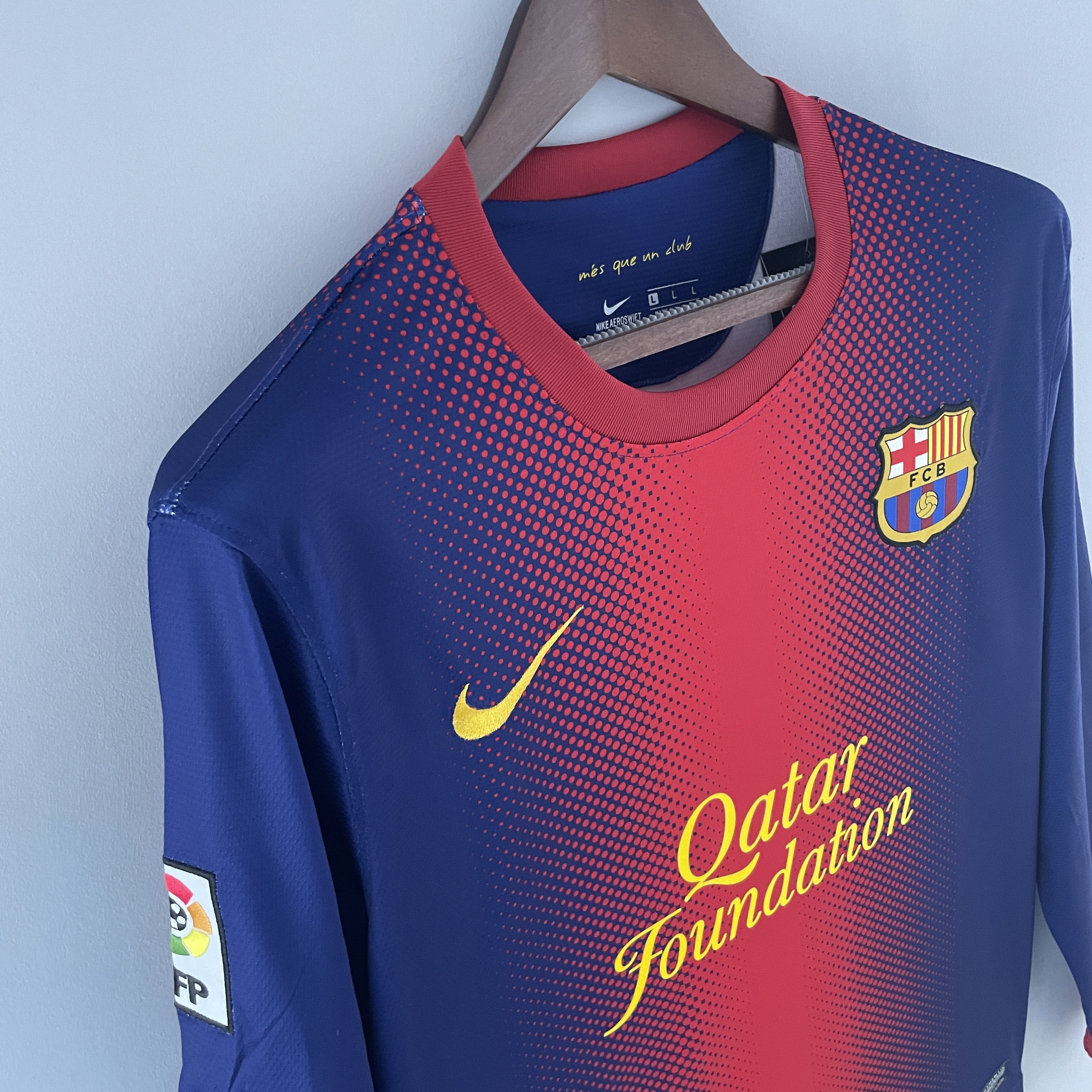 Camisola principal Barcelona 2012/2013 Manga comprida - Versão adepto 6