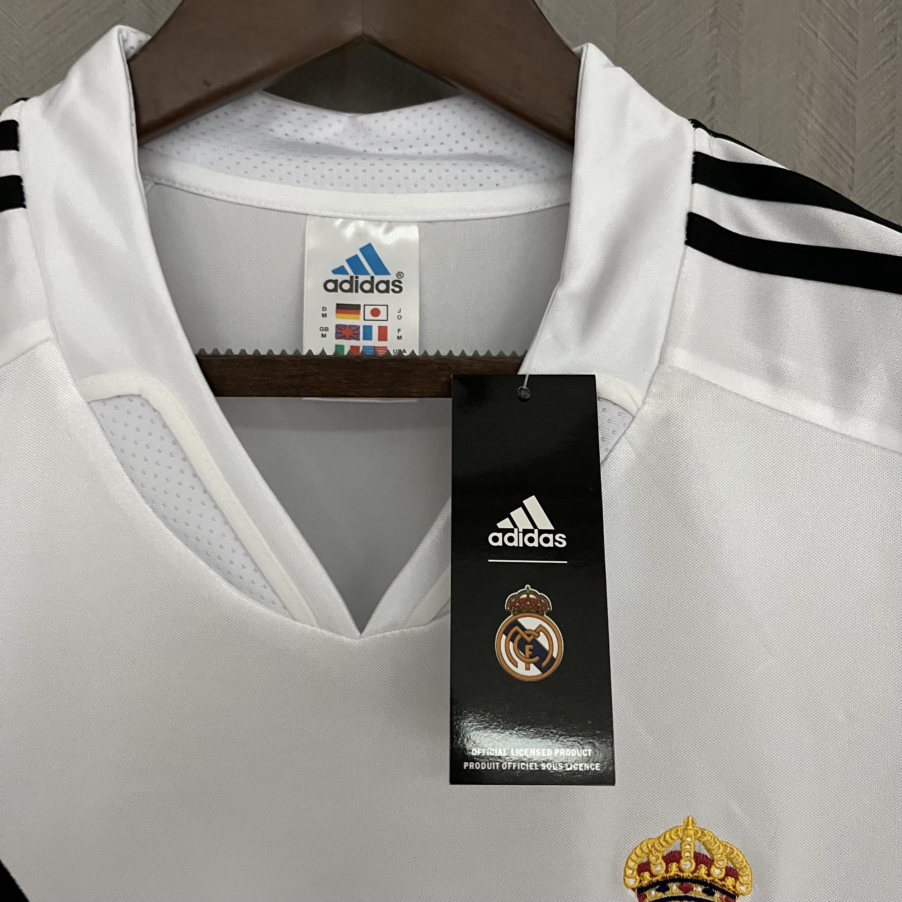 Camisola principal Real Madrid 2004/2005 - Versão adepto 7