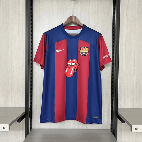 Camisola Principal Barcelona 23/24 - Rolling Stones - Versão Adepto 