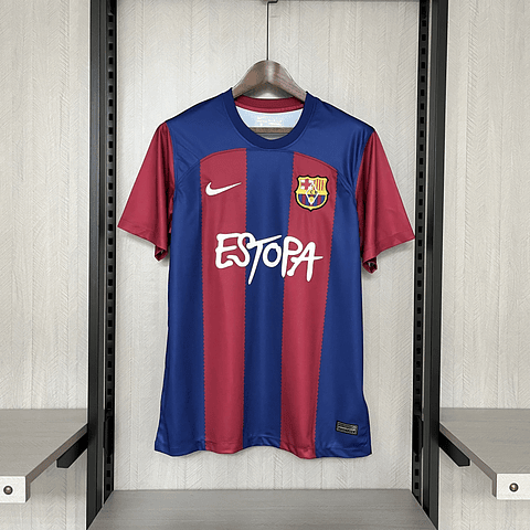 Camisola Principal Barcelona X Estopa 23/24 - Versão Adepto