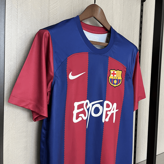 Camisola Principal Barcelona X Estopa 23/24 - Versão Adepto