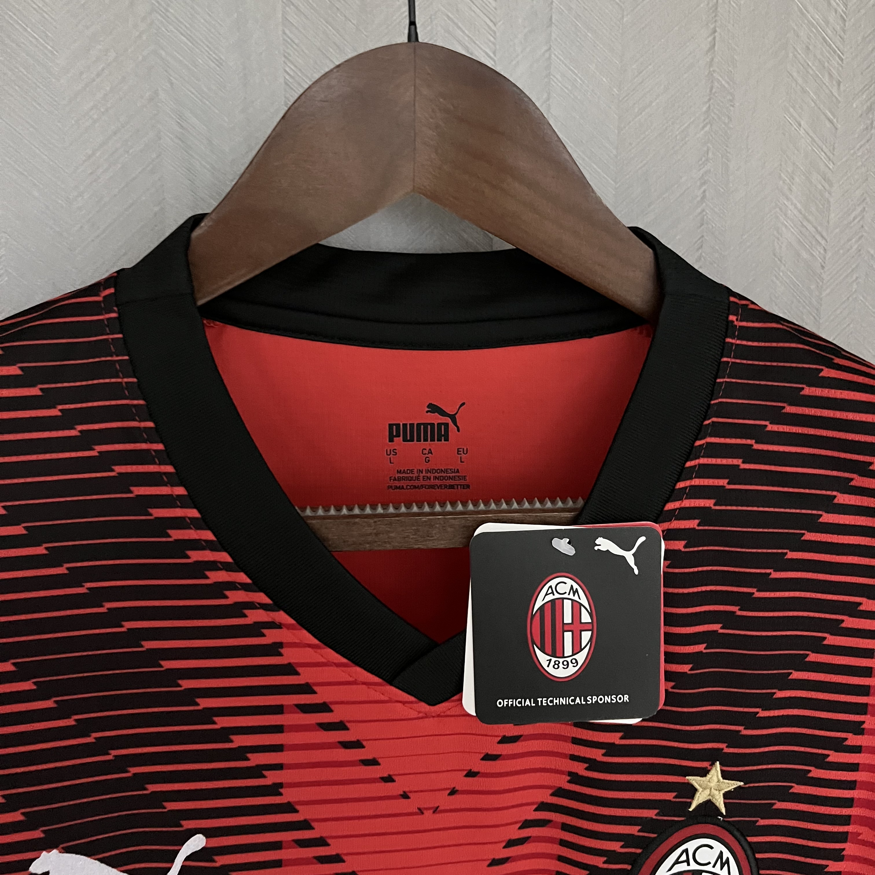 Camisola Principal AC Milan 23/24 - Versão adepto 8