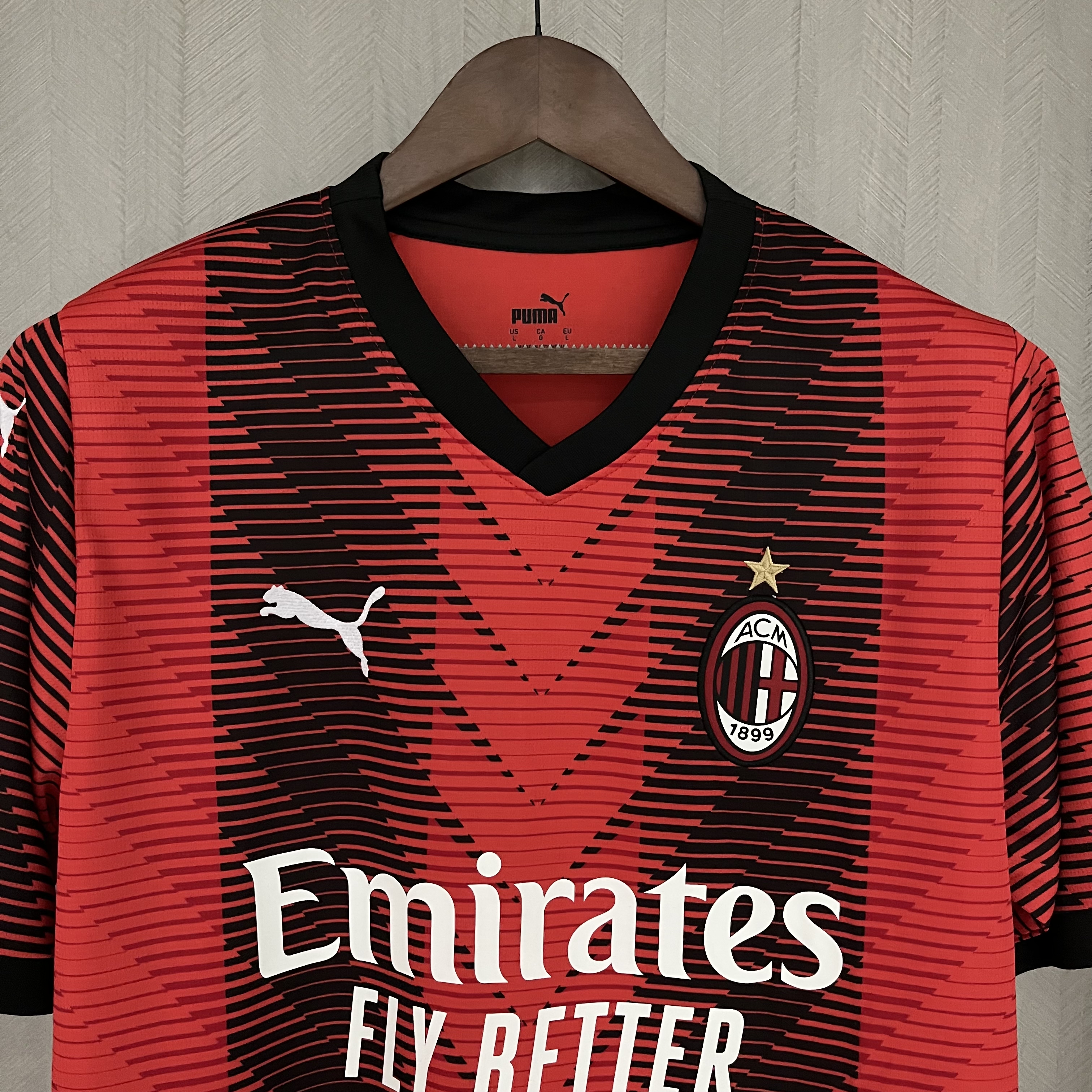 Camisola Principal AC Milan 23/24 - Versão adepto 6