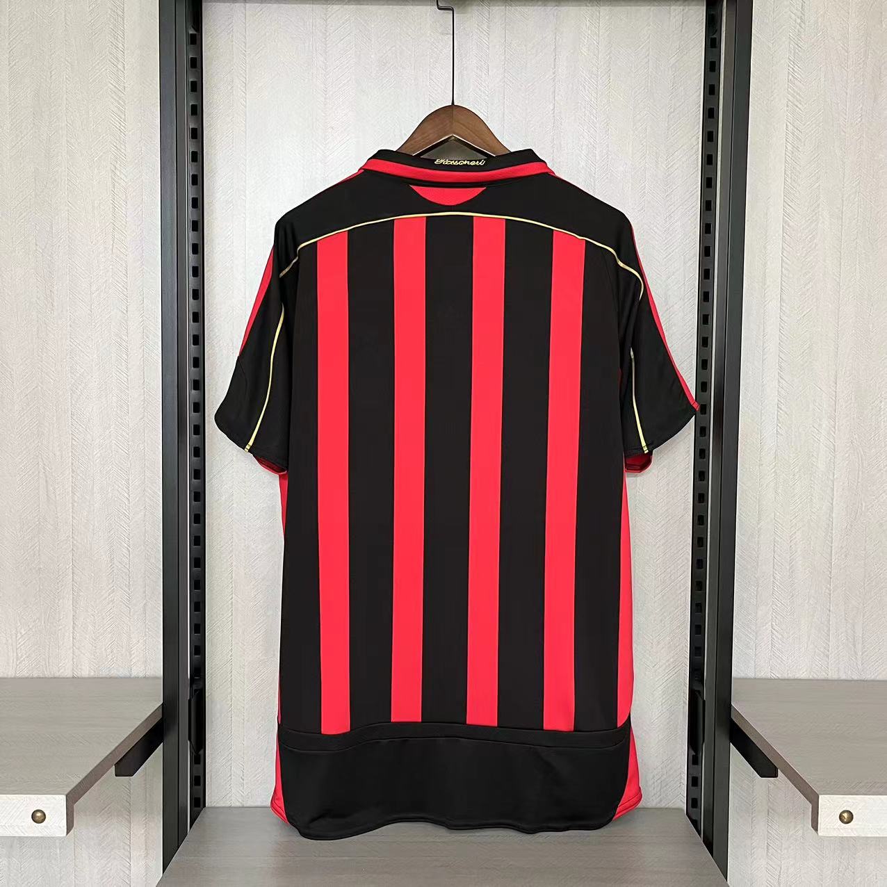 Camisola Principal Ac Milan 2006/2007 - Versão adepto 3