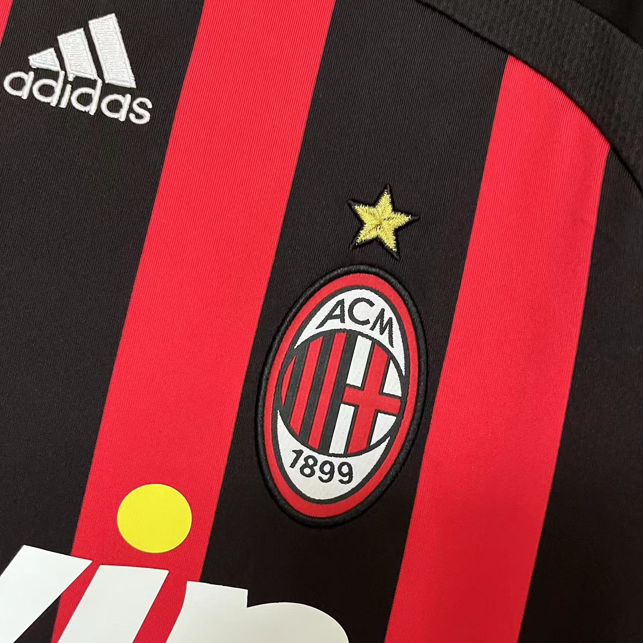 Camisola Principal Ac Milan 2006/2007 - Versão adepto 4