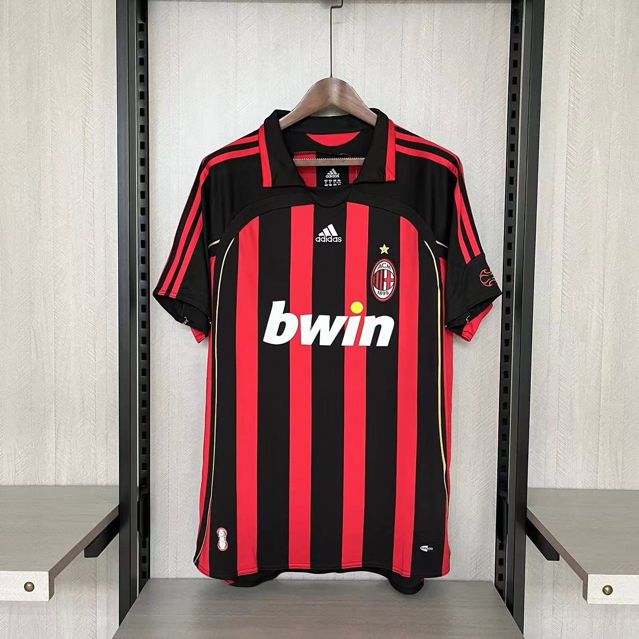 Camisola Principal Ac Milan 2006/2007 - Versão adepto 1