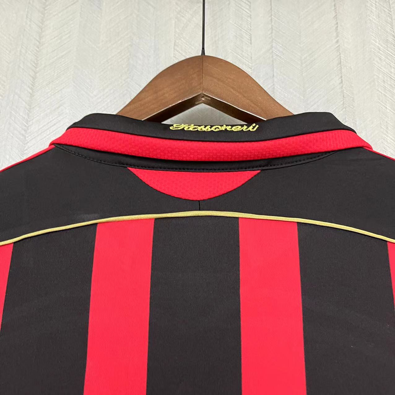 Camisola Principal Ac Milan 2006/2007 - Versão adepto 8