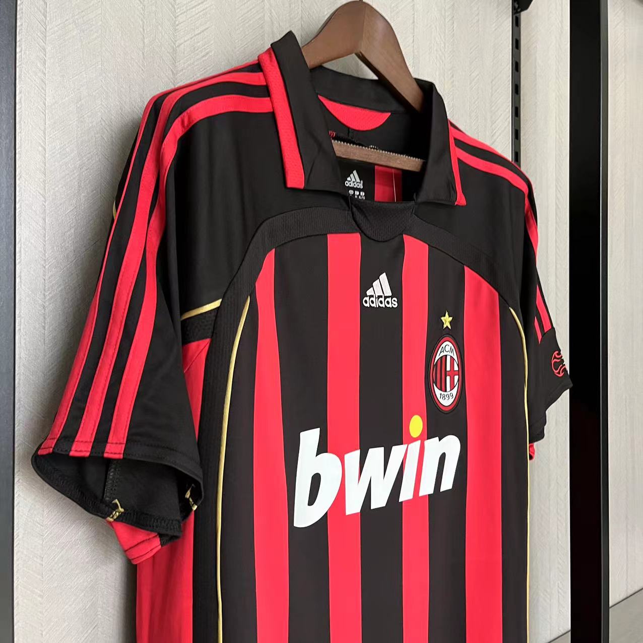 Camisola Principal Ac Milan 2006/2007 - Versão adepto 11