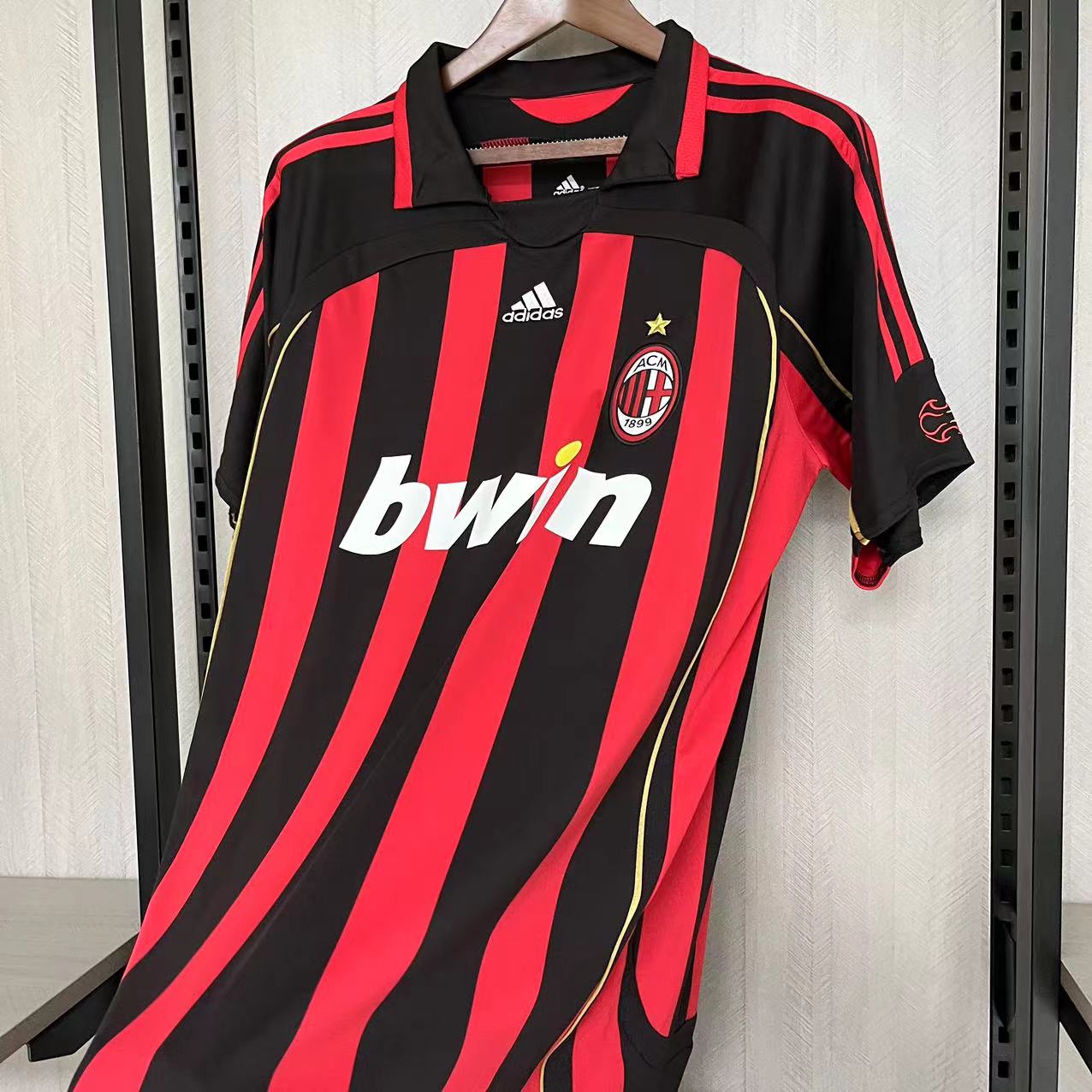 Camisola Principal Ac Milan 2006/2007 - Versão adepto 10