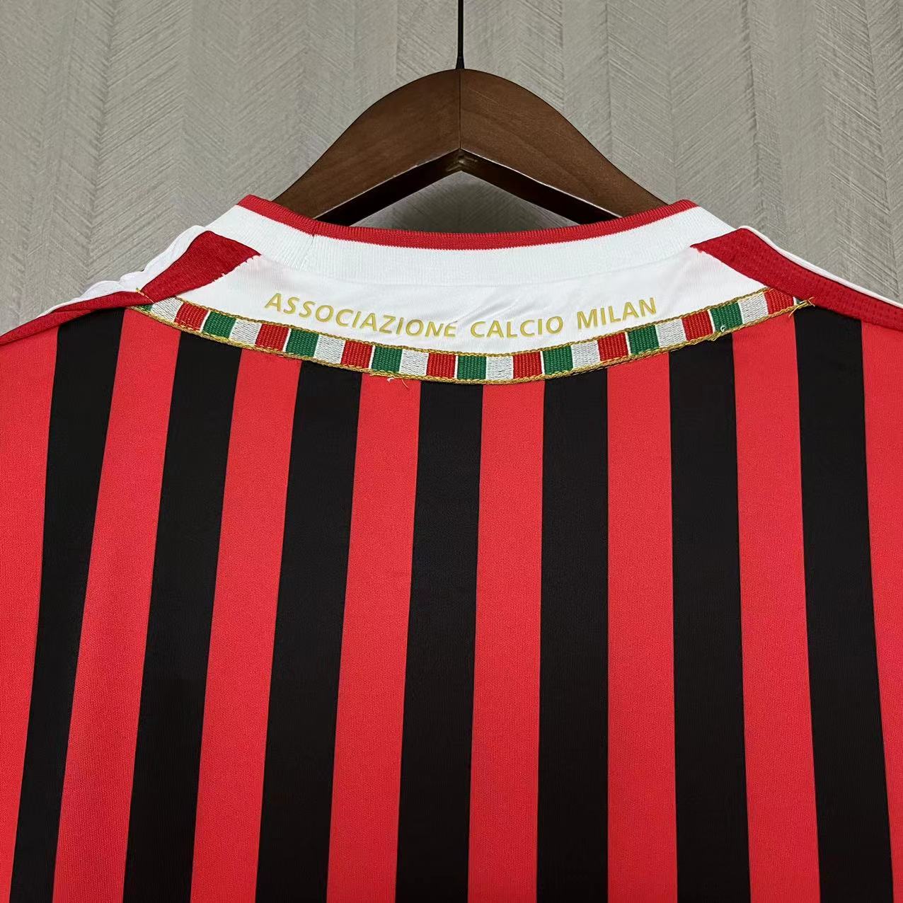 Camisola Principal Ac Milan 2011/2012 - Versão adepto 10