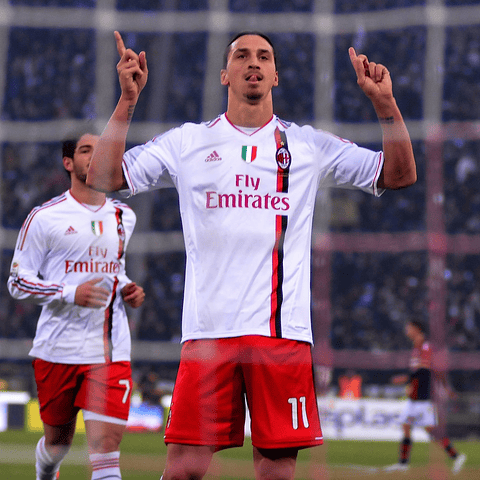 Camisola alternativa Ac Milan 2011/2012 - Versão adepto