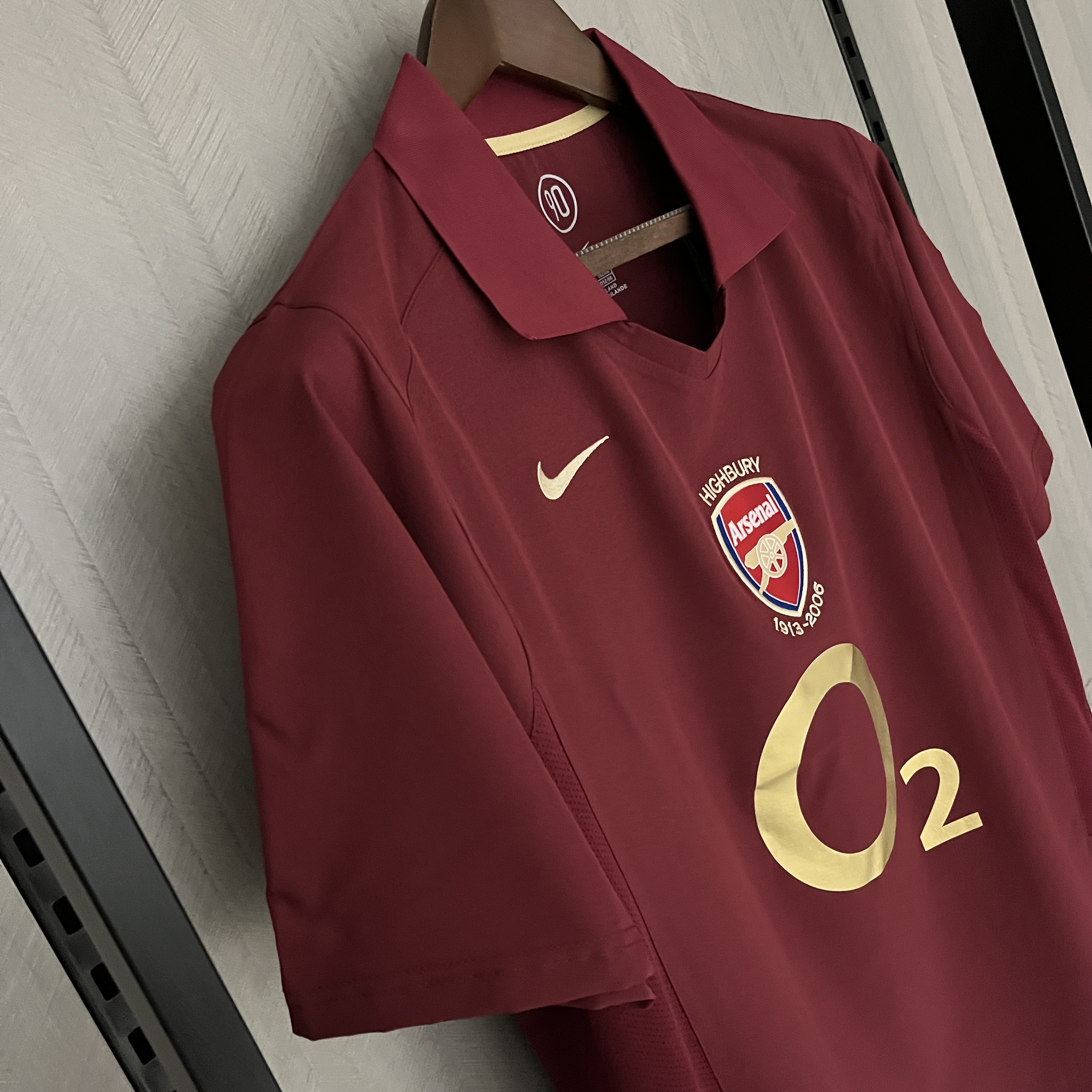 Camisola principal Arsenal 2005/2006 - Versão adepto 9